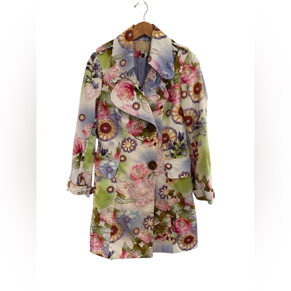 Alberto Makali Floral Trench Garden Party Maximalist Mood